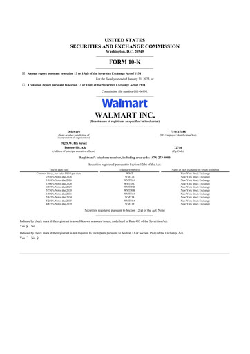Thumbnail Walmart 10-K Annual Report 2025