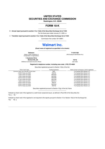 Thumbnail Walmart 10-K Annual Report 2026