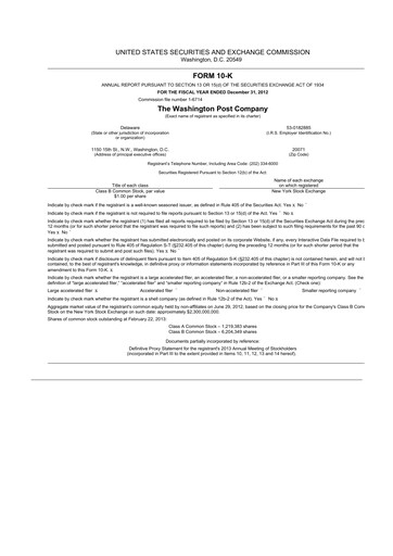 Thumbnail Graham Holdings 10-K Annual Report 2012