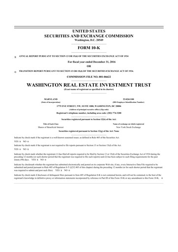 Thumbnail Elme Communities 10-K Annual Report 2016