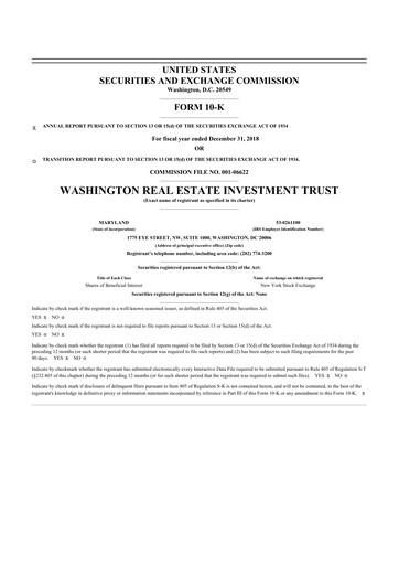 Thumbnail Elme Communities 10-K Annual Report 2018