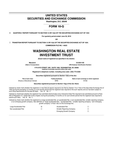 Thumbnail Elme Communities 10-Q Quarterly Report FY2019 