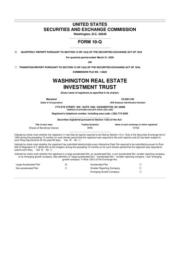 Thumbnail Elme Communities 10-Q Quarterly Report FY2020 