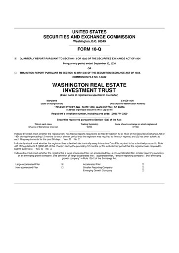 Thumbnail Elme Communities 10-Q Quarterly Report FY2020 