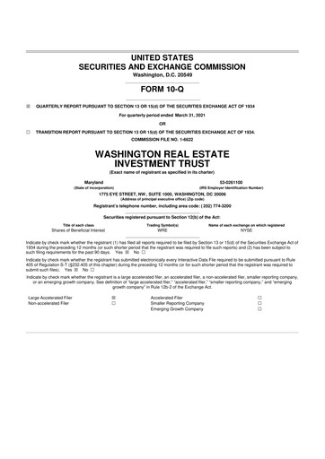 Thumbnail Elme Communities 10-Q Quarterly Report FY2021 