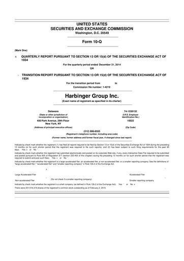Thumbnail Spectrum Brands
 10-Q Quarterly Report FY2015 