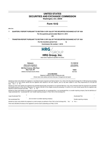 Thumbnail Spectrum Brands
 10-Q Quarterly Report FY2016 