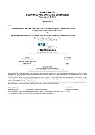 Thumbnail Spectrum Brands
 10-Q Quarterly Report FY 