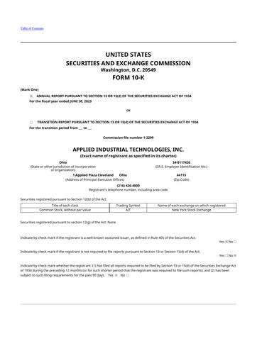 Thumbnail Applied Industrial Technologies
 10-K Annual Report 2023