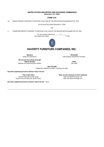 Thumbnail Havertys 10-K Annual Report 