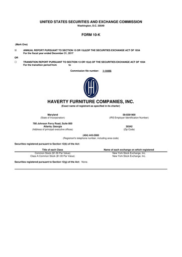 Thumbnail Havertys 10-K Annual Report 2017