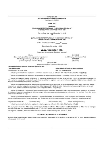 Thumbnail W. W. Grainger
 10-K Annual Report 2016