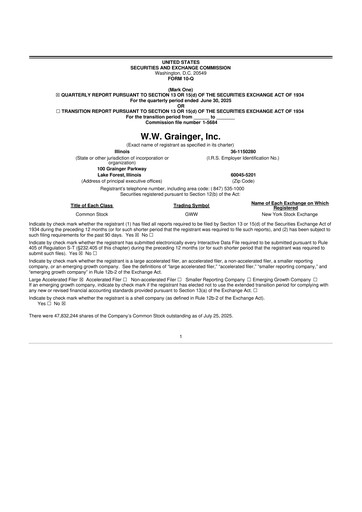 Thumbnail W. W. Grainger
 10-Q Quarterly Report FY2025 