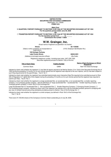 Thumbnail W. W. Grainger
 10-Q Quarterly Report FY2026 