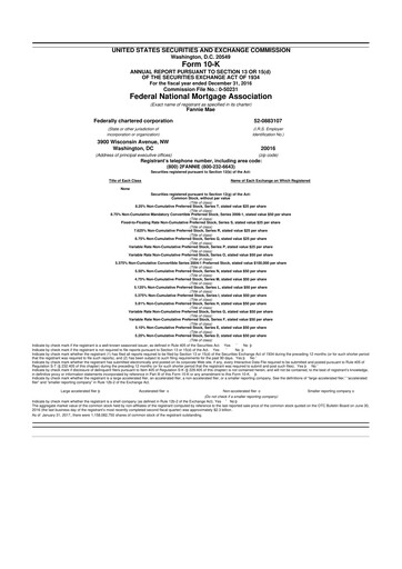 Thumbnail Fannie Mae
 10-K Annual Report 2016