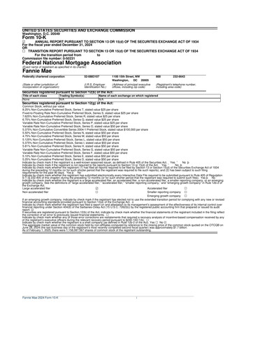 Thumbnail Fannie Mae
 10-K Annual Report 2024