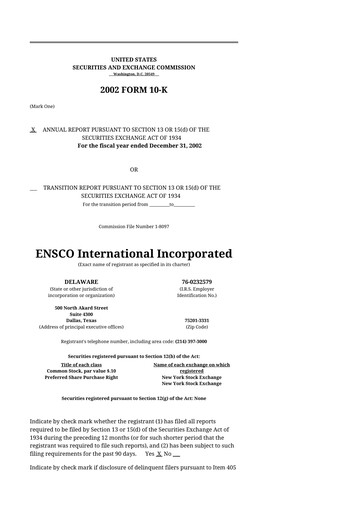 Thumbnail Valaris 10-K Annual Report 