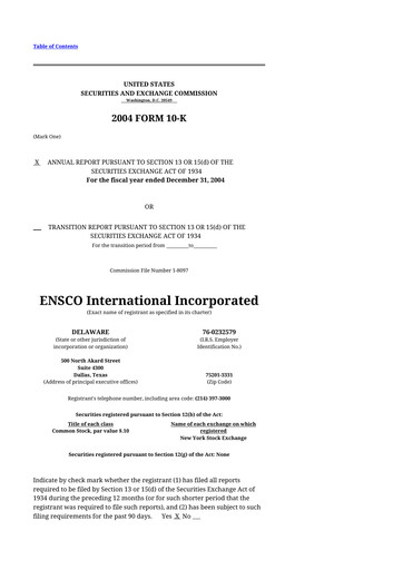 Thumbnail Valaris 10-K Annual Report 