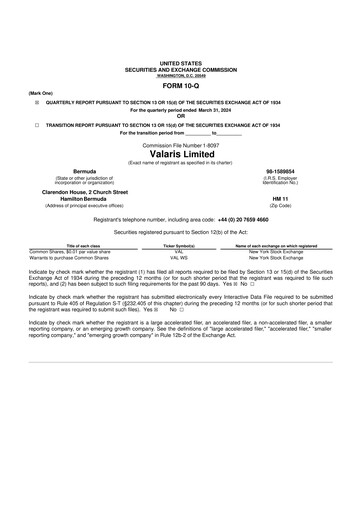 Thumbnail Valaris 10-Q Quarterly Report FY2024 