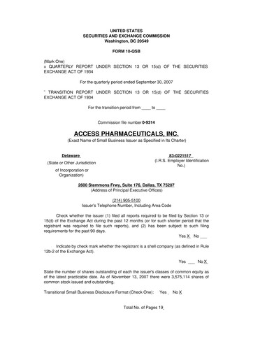 Thumbnail Abeona Therapeutics
 10-Q Quarterly Report FY 