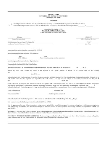 Thumbnail Abeona Therapeutics
 10-K Annual Report 