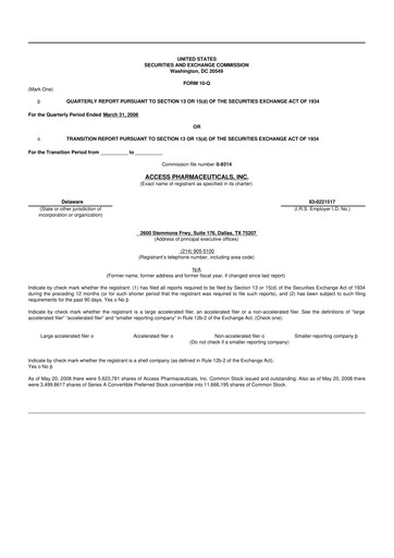 Thumbnail Abeona Therapeutics
 10-Q Quarterly Report FY 