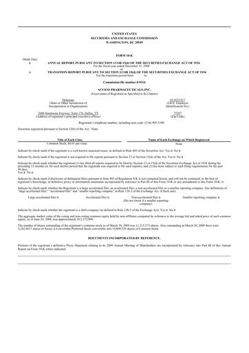 Thumbnail Abeona Therapeutics
 10-K Annual Report 