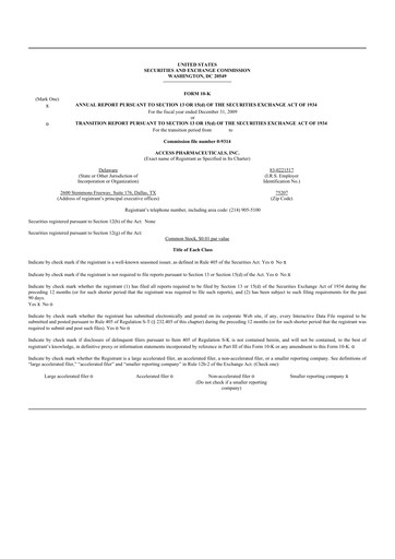 Thumbnail Abeona Therapeutics
 10-K Annual Report 