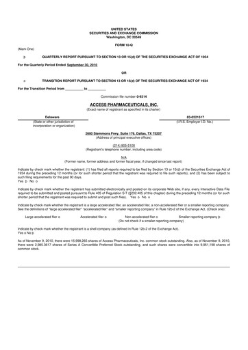 Thumbnail Abeona Therapeutics
 10-Q Quarterly Report FY 