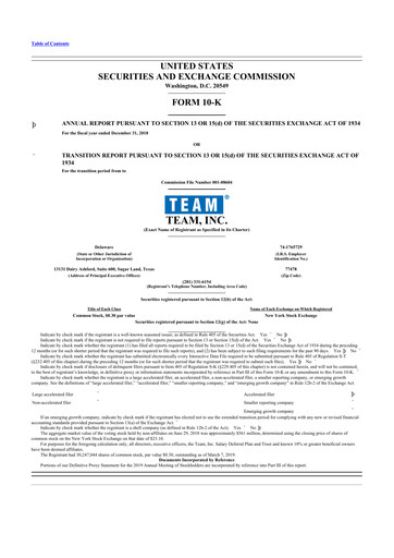 Thumbnail Team Inc 10-K Annual Report 2018