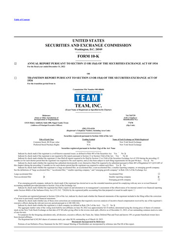 Thumbnail Team Inc 10-K Annual Report 2022