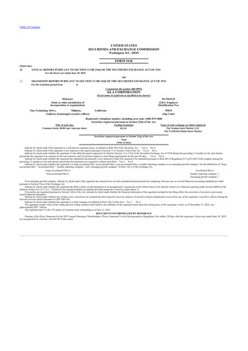 Thumbnail KLA 10-K Annual Report 2025