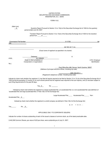 Thumbnail Air T, Inc. 10-Q Quarterly Report FY 