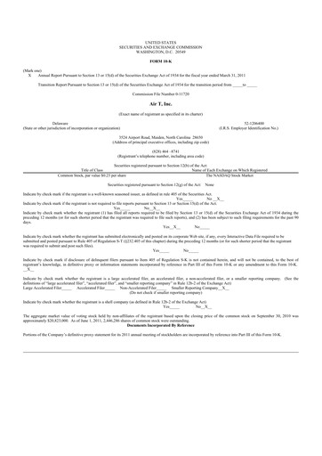 Thumbnail Air T, Inc. 10-K Annual Report 