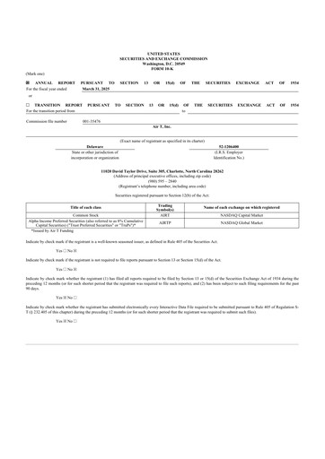 Thumbnail Air T, Inc. 10-K Annual Report 2025