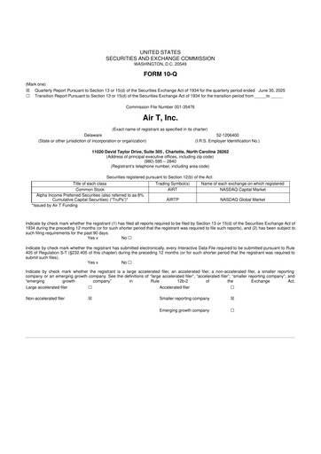 Thumbnail Air T, Inc. 10-Q Quarterly Report FY2026 