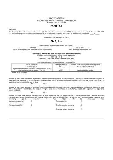 Thumbnail Air T, Inc. 10-Q Quarterly Report FY2025 