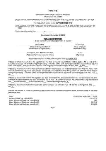 Vorschaubild Fonar Corporation
 10-Q Quartalsbericht 2013 