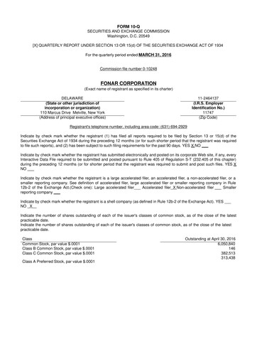 Vorschaubild Fonar Corporation
 10-Q Quartalsbericht 2016 