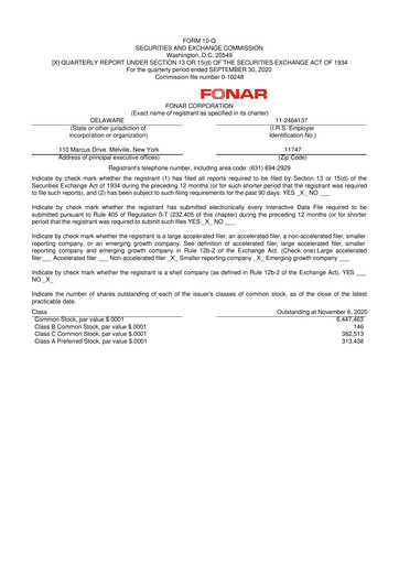 Vorschaubild Fonar Corporation
 10-Q Quartalsbericht 2021 