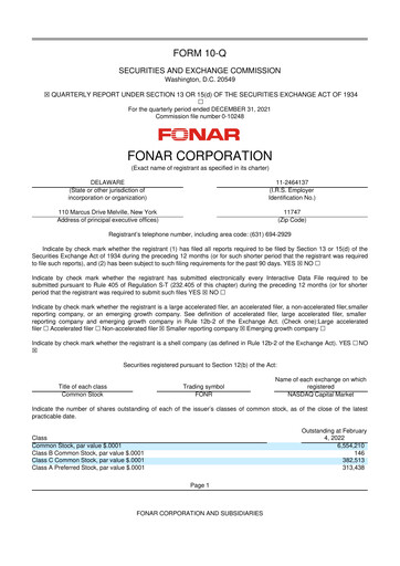 Vorschaubild Fonar Corporation
 10-Q Quartalsbericht 2022 