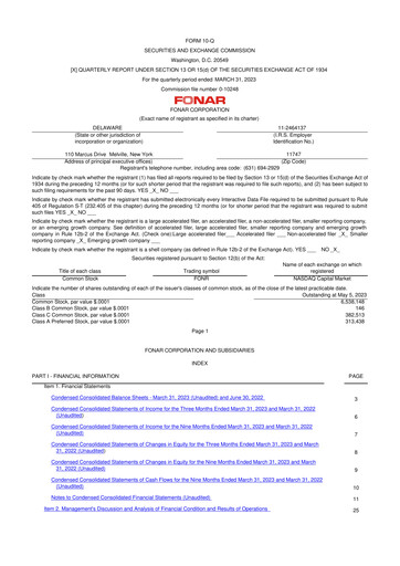 Vorschaubild Fonar Corporation
 10-Q Quartalsbericht 2023 