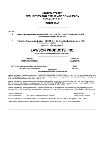 Thumbnail Distribution Solutions Group 10-Q Quarterly Report FY2013 