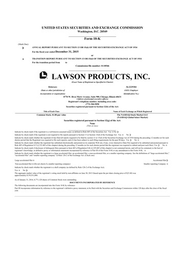 Thumbnail Distribution Solutions Group 10-K Annual Report 2015