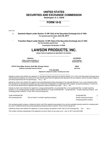Thumbnail Distribution Solutions Group 10-Q Quarterly Report FY2017 