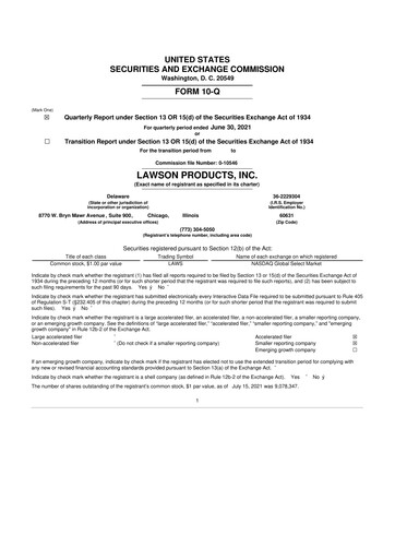 Thumbnail Distribution Solutions Group 10-Q Quarterly Report FY2021 