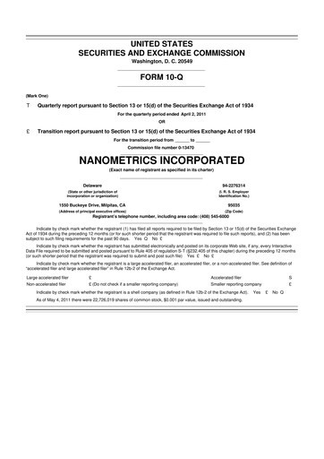 Thumbnail Onto Innovation 10-Q Quarterly Report FY 