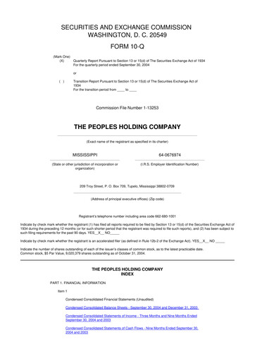 Miniature Renasant Corp 10-Q Rapport trimestriel  