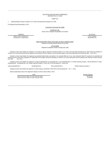 Thumbnail Interface, Inc. 10-Q Quarterly Report FY 