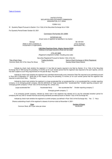 Thumbnail Interface, Inc. 10-Q Quarterly Report FY2021 